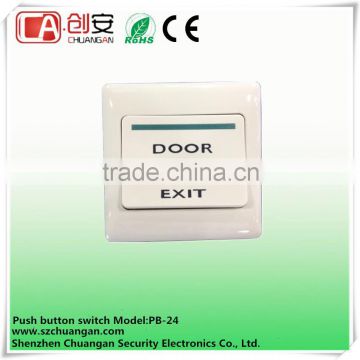 Door Exit Button for access control system and Automatic Reset Push Button Alarm