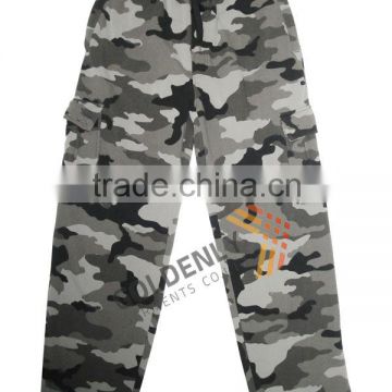 Camouflage Pants Manufacturer For Men Custom Made Cotton Fleece Sport Style