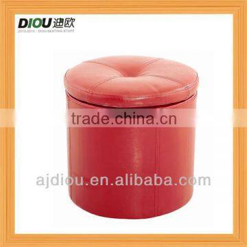 wholesale red PU shoe storage ottoman DO-6101