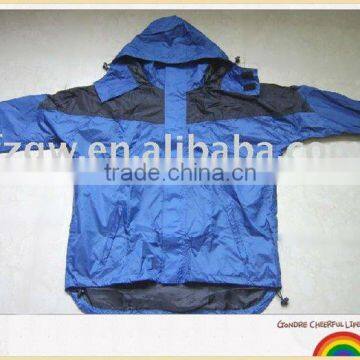 waterproof rain jacket for motorcyclist racing