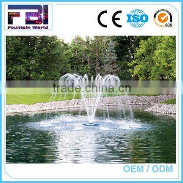 Large floating sphere water fountain