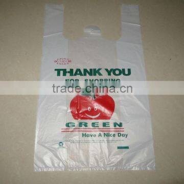 High quality t-shirt bag/ roll bag for supermarket