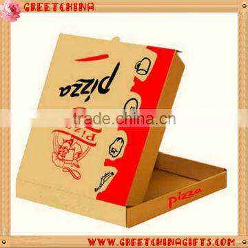 Portable eco-friendly customized size pizza box