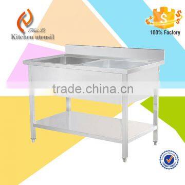 Cheap Wholesale Top Quality Single Bowl Kitchen Stainless Steel Sink With Drainboard photo-6