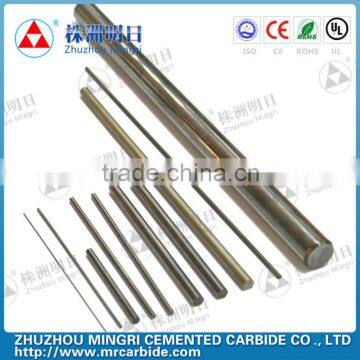 Solid tungsten carbide rods