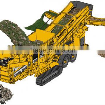 2014 high quality low price popular mobile stone crusher plant for waste construction, mobile crusher ,portable jaw crusher