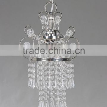 2015 Silver and crystal new pendant light/lamp for hotels lighting with UL