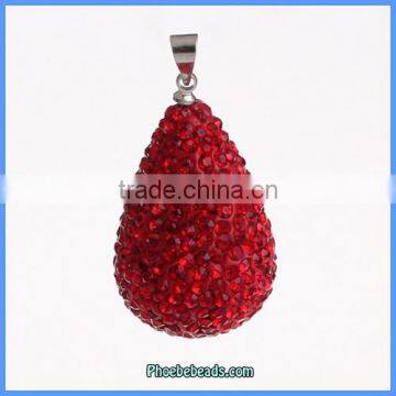 Wholesale Popular Rhinestone Water Drop Pendant Charms To Make Jewelry CPP-WD01N