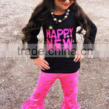 OEM Service Casual Fall Winter Cotton Polka Dot Pant Sports Boutique Outfits photo-4