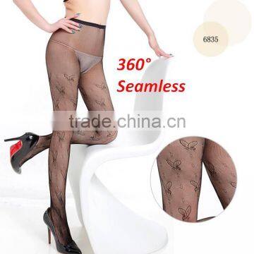 6835 seamless patterned pantyhose jacquard tights