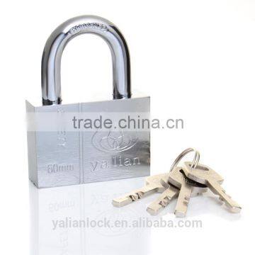 2015 Hotsale High Security Square Chrome Iron Padlock