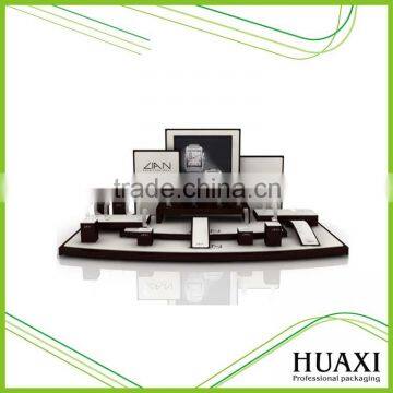 Huaxin MDF display stand for watch MDF wood stand watch displays