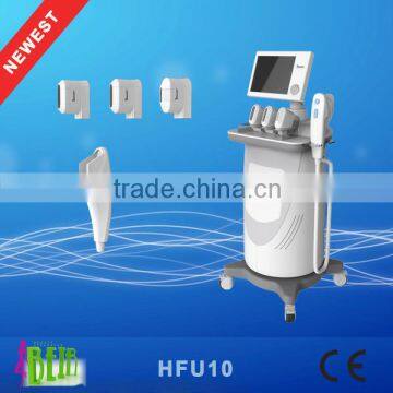 Hot sale Newest Four Treatment Heads HFU For Skin Tighten ,Skin resurfacing and promote the skin with CE certification