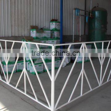 Powder coated square tube crowd barrier for America