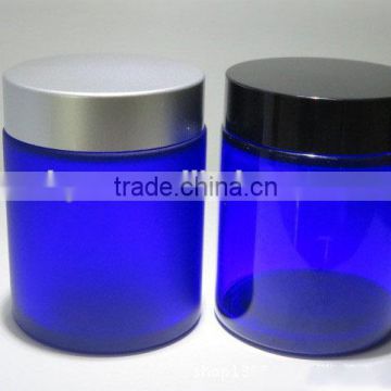 100ml wholesale blue glass jars