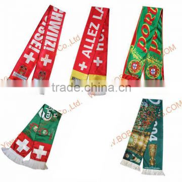 bob trading china top 10 football fans Printing scarf beautiful printing scarf