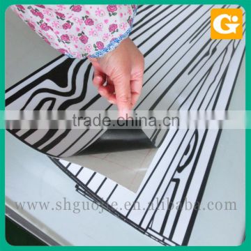 High quality black removable floor stickers