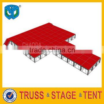 2015 Adjustable Compact Aluminum Portable Stage And Catwalk Stage