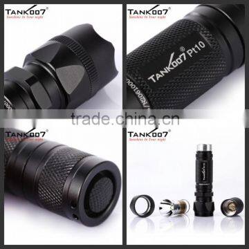 Bright Tactical Led Torch Flashlight Waterproof and Powerful 500 Lumen 280m Distance and 5 Modes Torch PT10