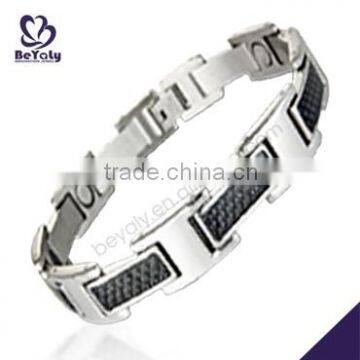 China Manufacturer 2015 latest stainless steel letter bracelet