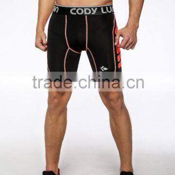 Guangzhou Wholesale or Custom Men Spandex Black White Compression Wolf Boxer Shorts Running Shorts photo-2