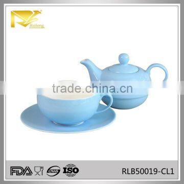 china suppliers ceramic porcelain disposable tea cup pot in one