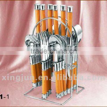 Wholesale B1-1 24 pcs stainless steel cutlery set