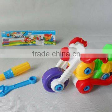 Mini motor self assemble toys