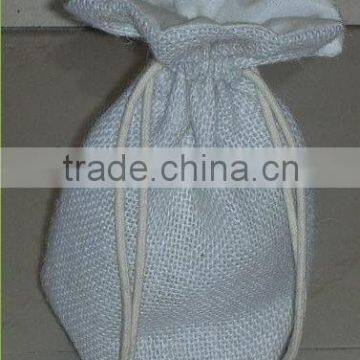 Jute draw string gift packaging bag