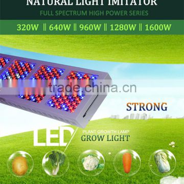 New Arrival 320W-1600W High Power LED Grow Light Hydroponic System LED Grow Light is Suitable for Various Stages of Plant Growth