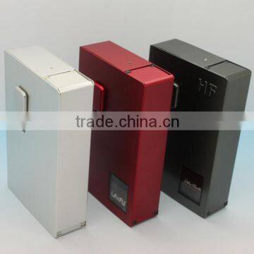 2015 professional fartory price hollow out metal business card holder
