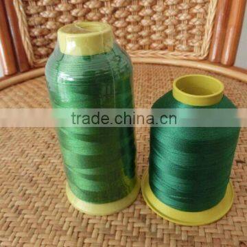 green color polyester embroidery thread