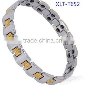 stock lot cheap wholesale men & women stainless steel bracelet infinity double color bracelet wholesale