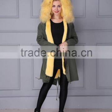 Fur Lining Women Winter Jacket Parka Raccoon Fur Parka For Ladies photo-5