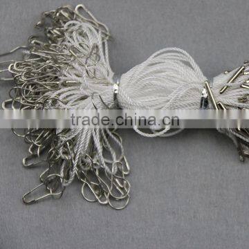 Clothing Safety Pin with Hanging Tag String