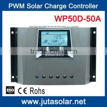 New JUTA 50A Solar Controller with Backlight 12V 24V LCD Display