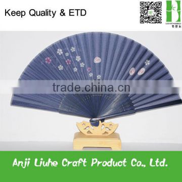 customized silk bamboo fan wholesales for gifts,business gift fan,Japanese fan