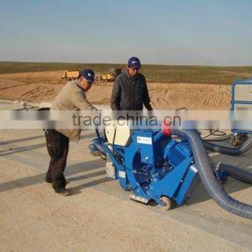 Mobile road surface and concrete pavement shot blasting machine