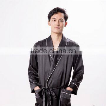 Men's Sexy Pajamas Sleepwear in Silk Like Satin Fabric photo-5