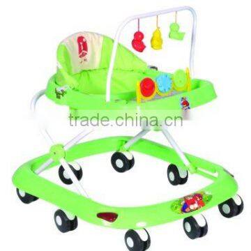 green baby walker