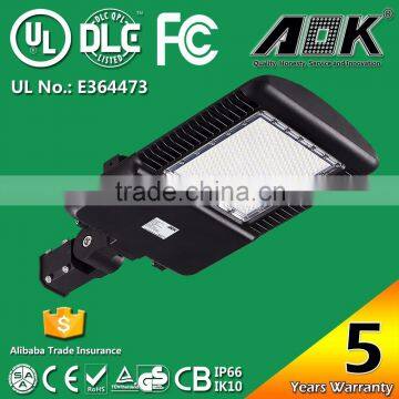 UL DLC 400w led parking lot lights with photocell