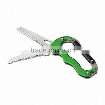 stainless steel Carabiner knife