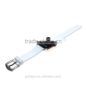 Custom low price cheap silicone rubber watch strap for apple watch