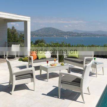 Resin Wicker Garden Sofa Rattan- High Quality Garden Rattan Furniture (aluminum Frame, UV Proof Poly Rattan) photo-2