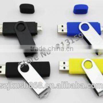 OTG USB Thumb Flash Drive 8GB 16G 32G 64G USB OTG Swivel Memory Stick photo-3