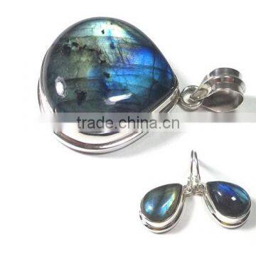 jewelry sets 925 sterling silver jewelry Wholesale 925 sterling silver labradorite jewelry