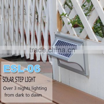 Decorative modern mini solar led wall light outdoor