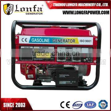AC Single Phase Output Type Generators 220V 6.5 kw 15hp Gasoline Generator