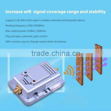 Repeater 2400mhz Indoor Wifi Coverage Signal Booster Powerful Model photo-3