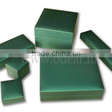 green flexo jewellery box